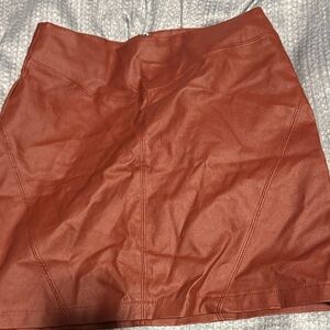 Giani Bernini Rich Brown Mini Skirt